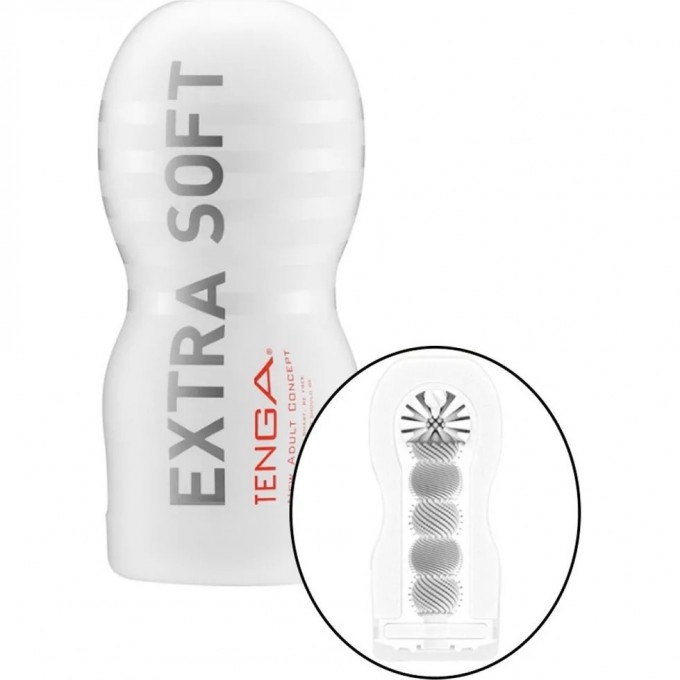 Мастурбатор TENGA ORIGINAL VACUUM CUP EXTRA GENTLE TOC-201XS Мастурбатор TENGA ORIGINAL VACUUM CUP EXTRA GENTLE TOC-201XS